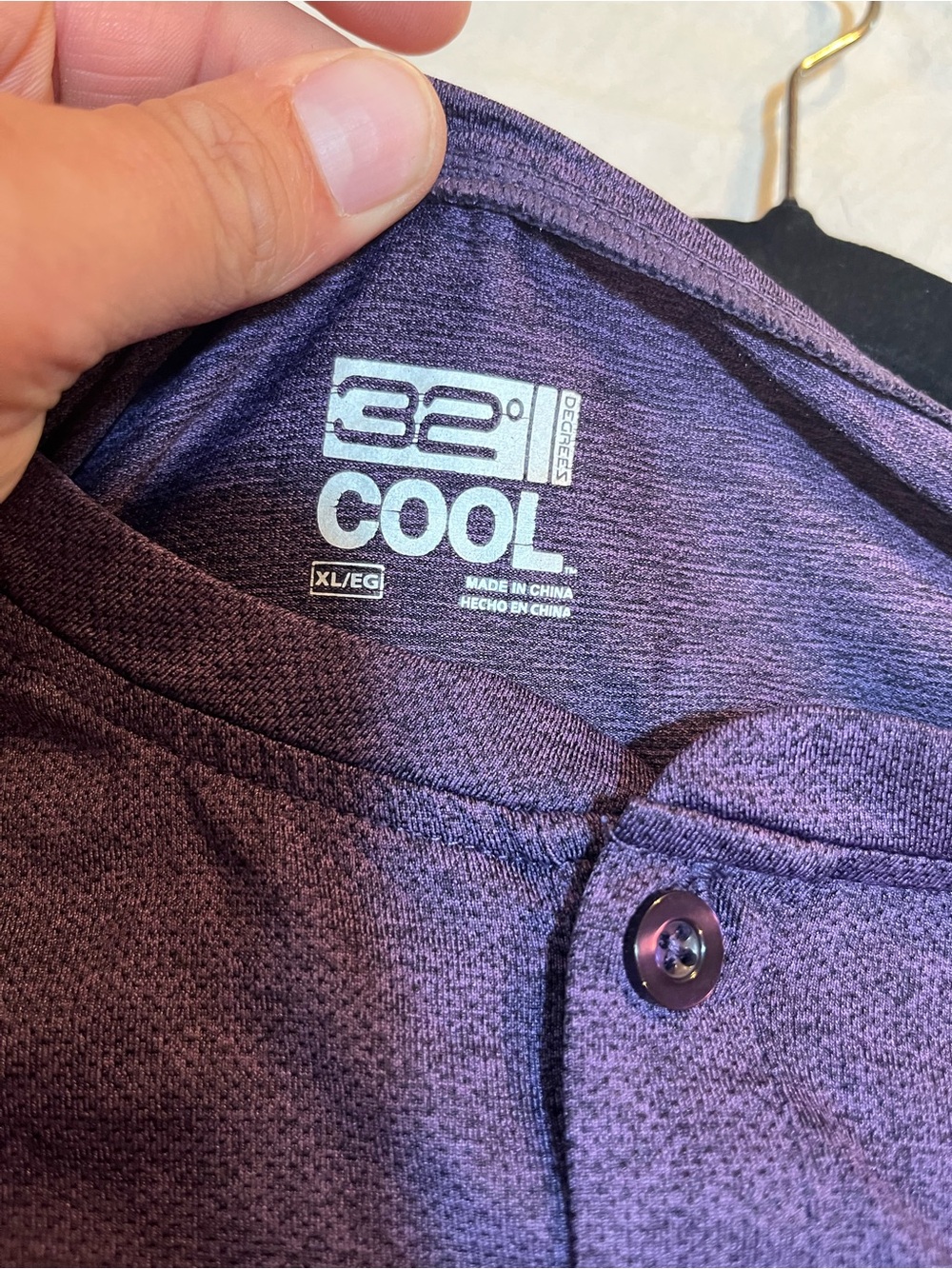 32 degrees cool Men's Purple Long-Sleeve Shirt XL - Picture 4 of 7
